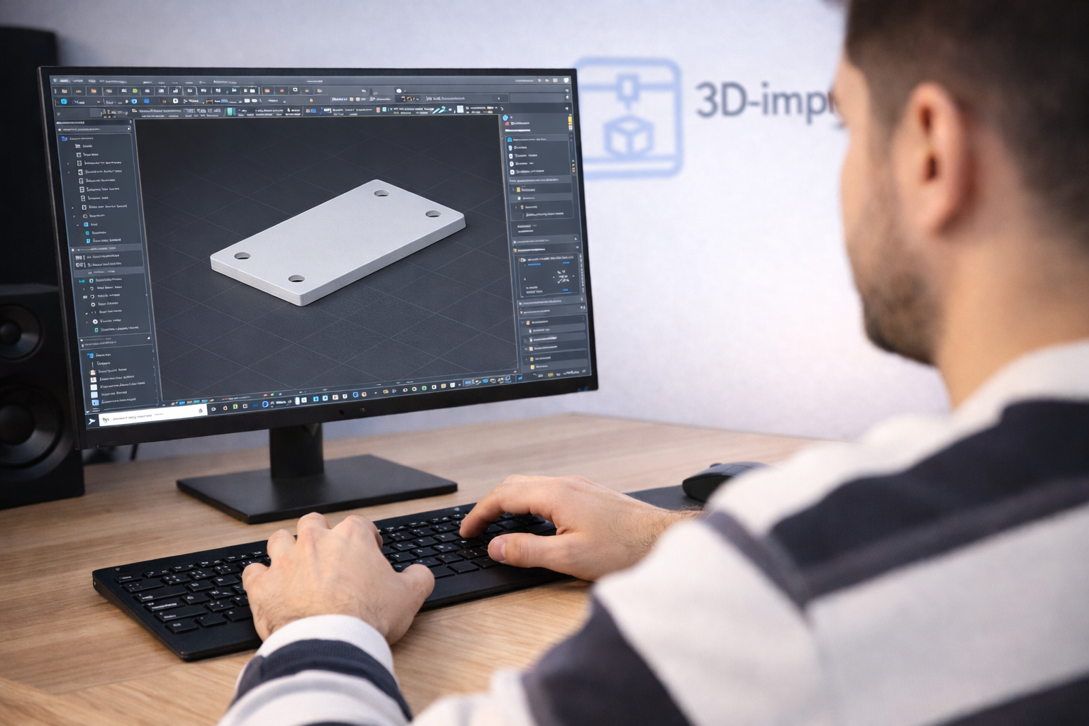 Étude de conception 3D sur mesure